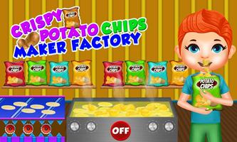 Crispy Potato Chips Maker Factory โปสเตอร์