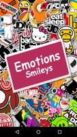 Emoticons and Stickers Affiche