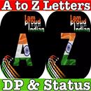 DP and Status A to Z Letters शायरी APK
