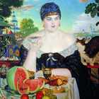 Fondo de panta Boris Kustodiev icono