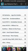 Lagu Malaysia (Top Chart) تصوير الشاشة 2