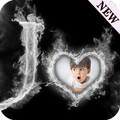 Smoky Text Photo Frame