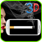 Virtual cigarette smoke Prank icône