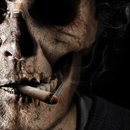 APK smoking skull live wallpaper