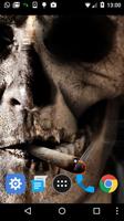 smoking skull live wallpaper screenshot 1