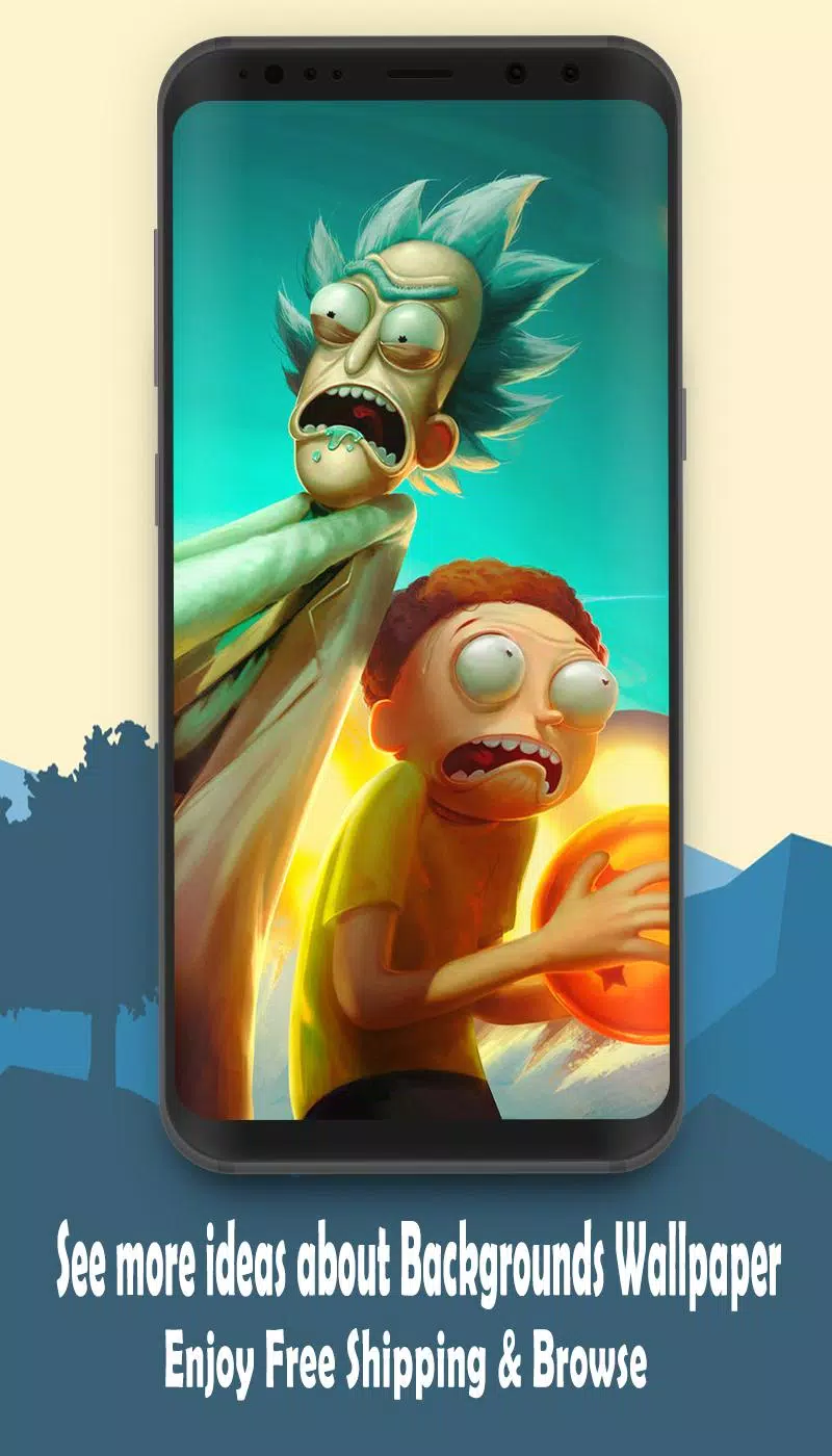 Rick n Morty color splash Live Wallpaper - free download