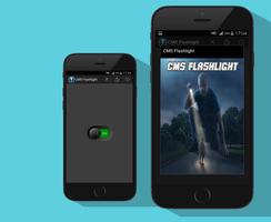 CMS Flashlight الملصق