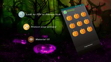 Theme applock: Halloween syot layar 2