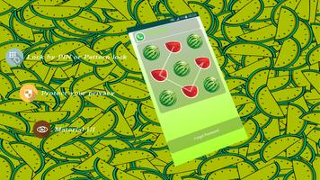 Theme applock: watermelon capture d'écran 2