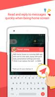 SMS Home Screen: Messenger Home ảnh chụp màn hình 2