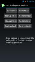 SMS Backup and Restore plakat