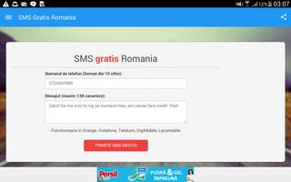 Roumanie SMS gratuit capture d'écran 2
