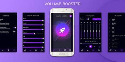 Volume booster - Sound booster الملصق