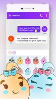 Colorful Emoji Pack for SMS Plus captura de pantalla 3