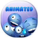 Blue Emoji Pack for SMS Plus APK