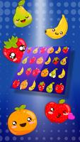 Früchte Emoji Plakat