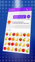 2 Schermata Fruits Emoji for SMS Plus