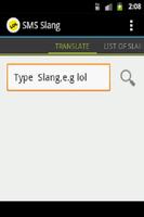 Sms Slang Translation Affiche