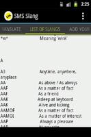 Sms Slang Translation capture d'écran 3