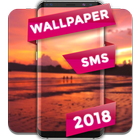 Sunset Messenger SMS Theme 2018 icône