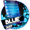Classic Color Blue SMS Theme