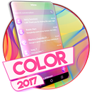 SMS Różowy Purpurowy Temat Kolorowy aplikacja
