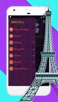 Paris SMS Theme capture d'écran 1