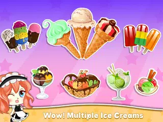 Ice Cream Factory Popsicle Cone Maker APK download