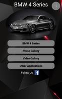 Автомобильные фотографии и видео BMW 4 серии постер