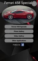 Ferrari 458 Speciale Car Photos and Videos Plakat