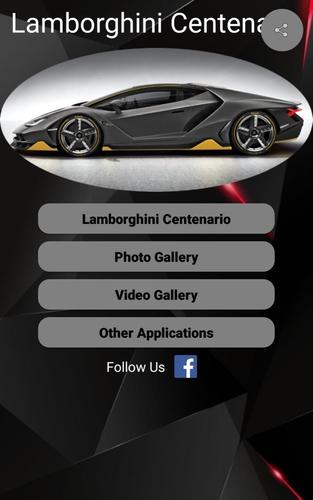 Lamborghini Centenario Car Photos and Videos APK for Android Download