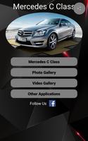 Mercedes C Class Car Photos and Videos الملصق