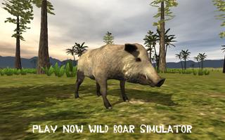 Wild boar simulator poster