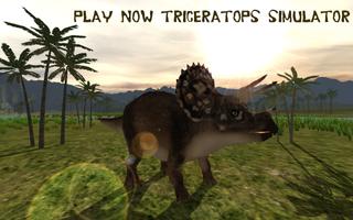 Triceratops simulator poster