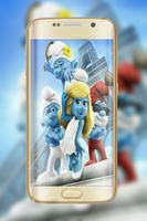 smurf wallpaper Affiche