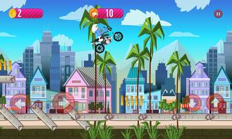 Smurf Motorcycle Adventures captura de pantalla 1