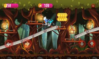 Smurf Motorcycle Adventures Screenshot 3