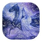 Nice horsewoman live wallpaper иконка