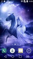 Nice horsewoman live wallpaper screenshot 1