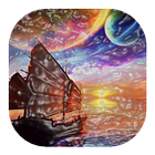 Sea voyage live wallpaper أيقونة