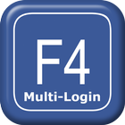 Multiple Login 4 for Facebook أيقونة