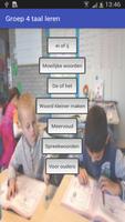 Taal leren groep 4 poster