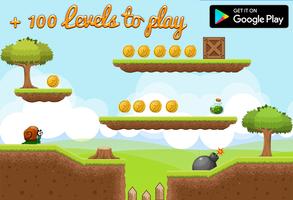 Snail running bob adventure 2 پوسٹر