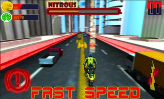 Highway Bike Racing 3d 2015 تصوير الشاشة 2