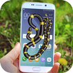 Serpent sur téléphone blague