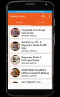 Snakes Identification Guide capture d'écran 1