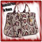 Icona snakeskin purse for women