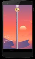Desert Zipper Screen Lock captura de pantalla 1
