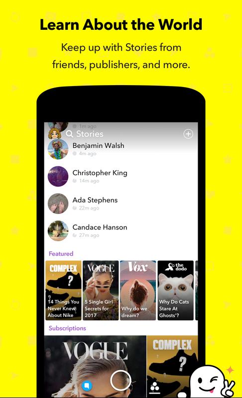 Snapchat for Android - APK Download