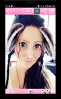 Snap Face Photo Editor: Cute Cat Face Sticker 2018 الملصق